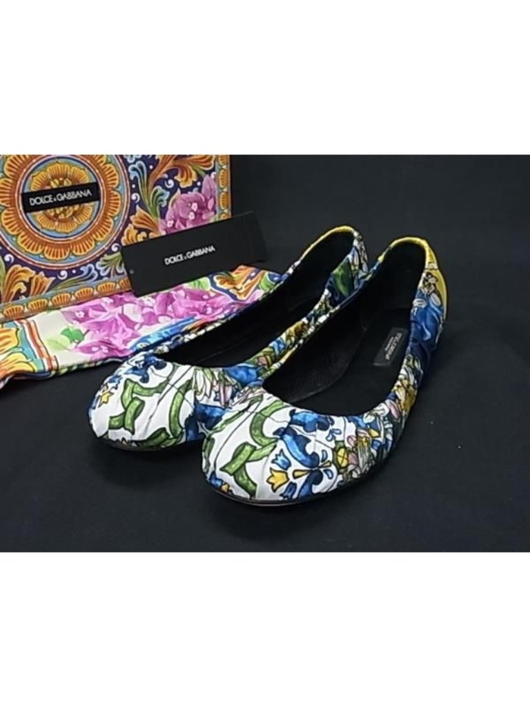 Dolce & Gabbana Nylon Ballet Shoes 37 Multicolor